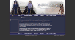 Desktop Screenshot of matildadowns.com.au